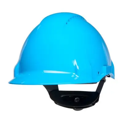 3M™ Vernehjelm, Uvicator,rattjustering ventilert, svettebånd av plast 