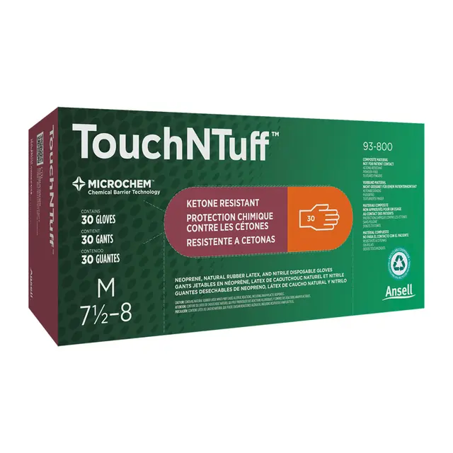 Ansell Touch’Ntuff nitril 1000 stk motstandsdyktig mot aceton 