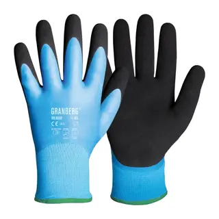GB Monteringshansker vinter latexbelegg vanntett